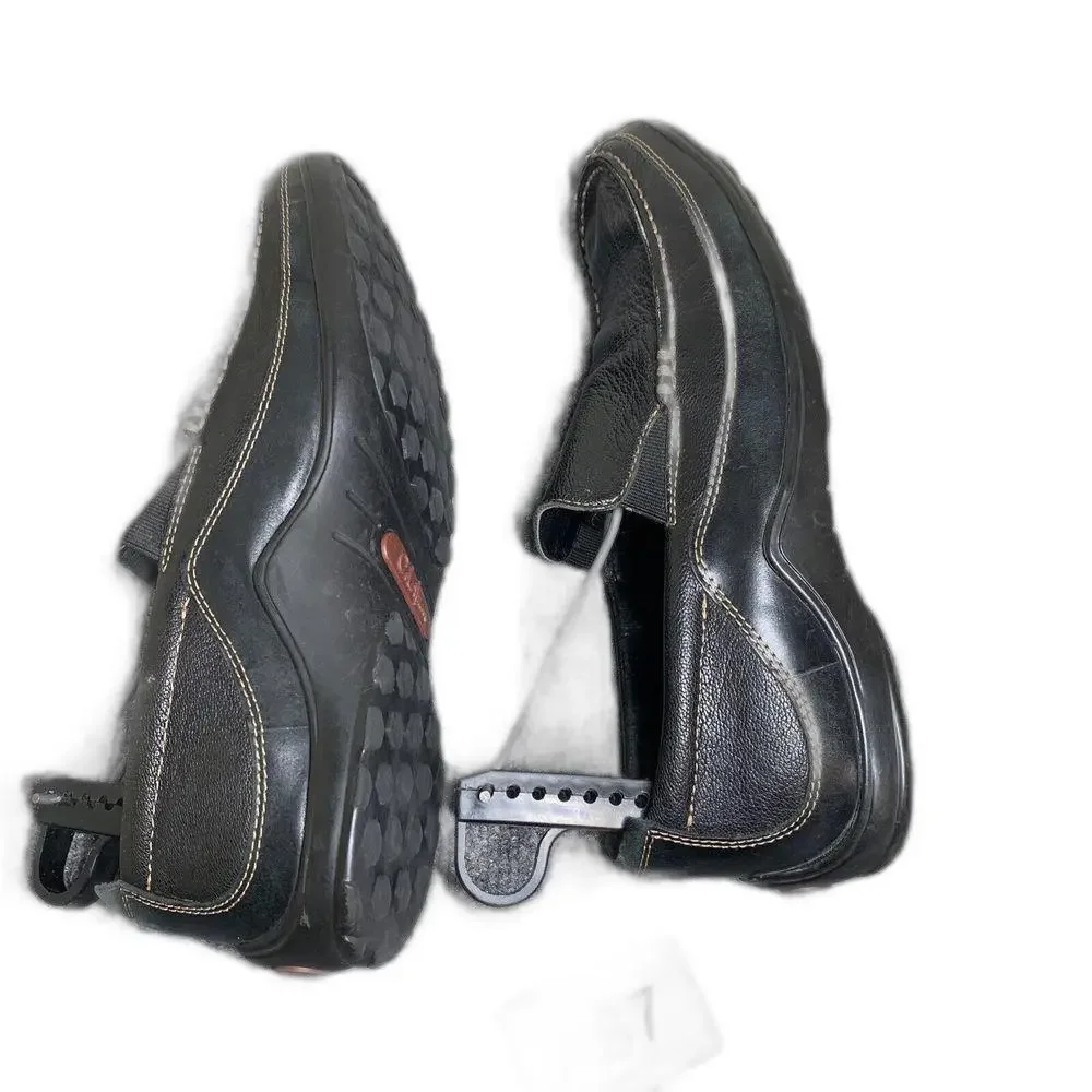 Cole Haan C03557 Tucker Venetian Men Black Driving Leather Slip On Size 8W - Picture 5 of 10
